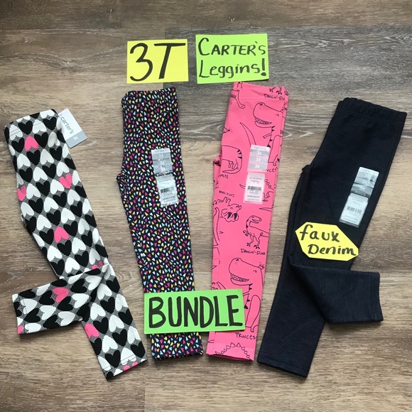 Carter's Other - 🛍BUY 2 GET 2🛍 NWT Carter’s Girls 3T Leggings
